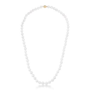 Colar Com Pérolas Shell Dispersas Banho 18k - Imagem 3