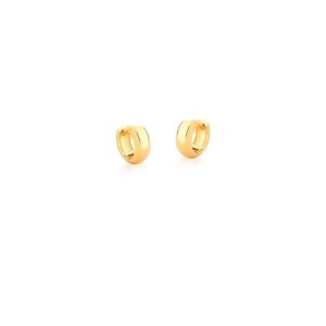 Kit Argolas Lisa 3mm, 4mm, 5mm Banho 18k - Imagem 2
